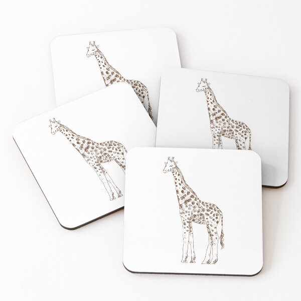 Item preview, Hand-Drawn Vintage Animal Illustration – Giraffe Sketch designed and sold by ambisketch.