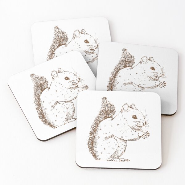 Item preview, Hand-Drawn Vintage Animal Illustration – Squirrel Sketch designed and sold by ambisketch.
