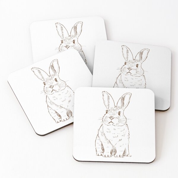 Item preview, Hand-Drawn Vintage Animal Illustration – Bunny Sketch designed and sold by ambisketch.