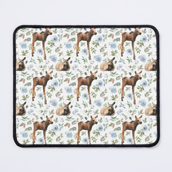 Item preview, Woodland Baby Moose designed and sold by WildAliceArt.
