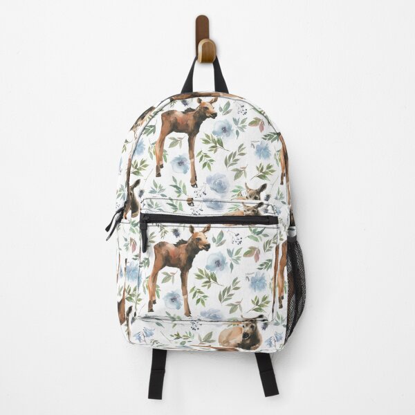 Item preview, Woodland Baby Moose designed and sold by WildAliceArt.