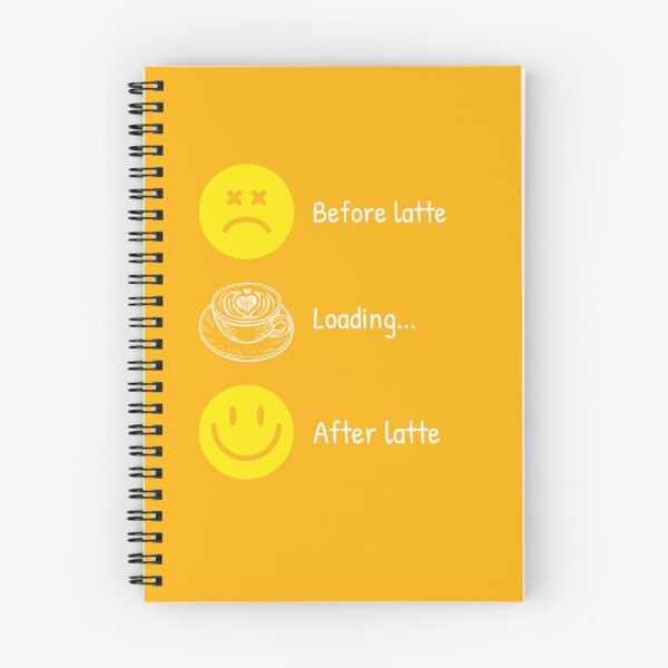 Item preview, Before Latte Loading After Latte Coffee Lovers designed and sold by PureGoldDesigns.