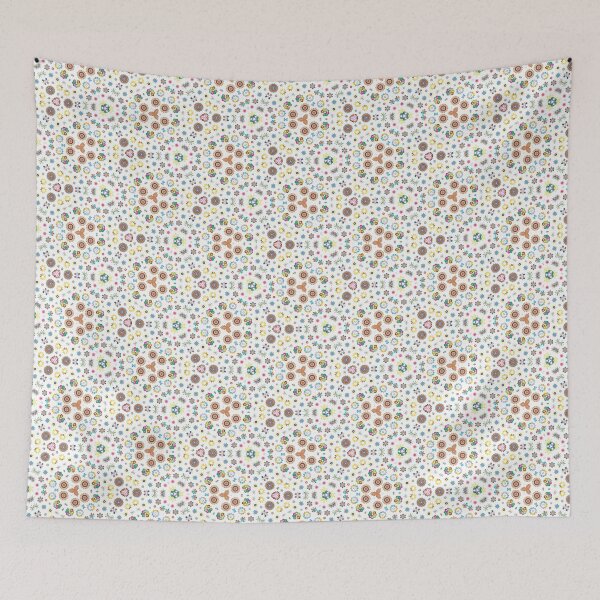 Item preview, widescreen 16 10 aspect ratio floral flowers art decorative seamless colorful repeat pattern designed and sold by Abrahamjrnd.