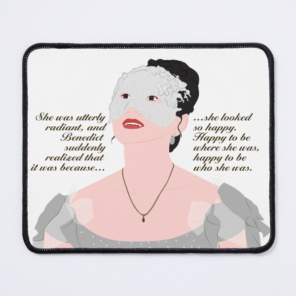 Item preview, She Was Utterly Radiant Because She Looked So Happy Sophie Baek Masquerade Ball Quote Netflix designed and sold by KamiTrendz.
