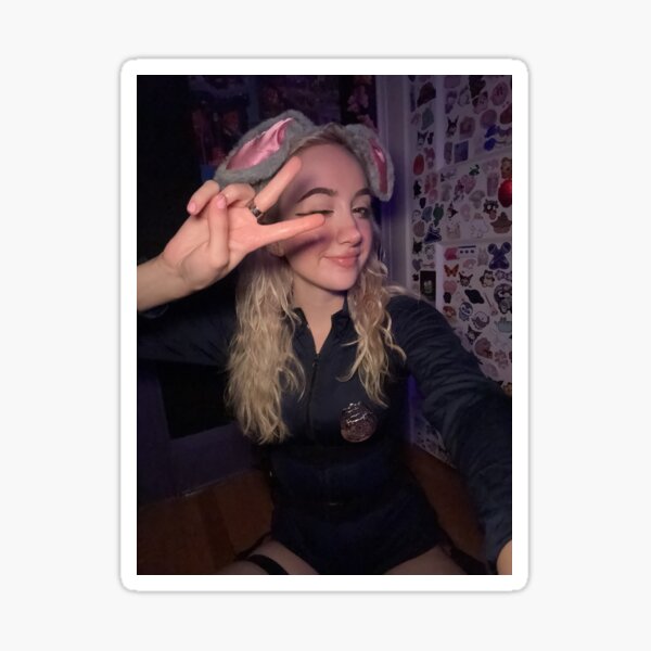 judy hopps cosplay Sticker
