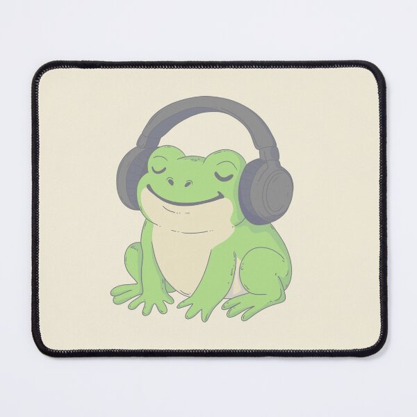 Item preview, Lo-Fi Frog Listening to Music designed and sold by Jess.a.creates.