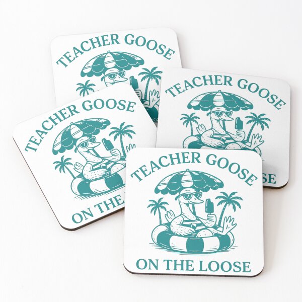 Item preview, Teacher Goose on the Loose Funny Summer Vacation Teacher designed and sold by Tigerr3g.