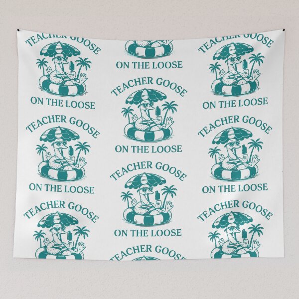 Item preview, Teacher Goose on the Loose Funny Summer Vacation Teacher designed and sold by Tigerr3g.