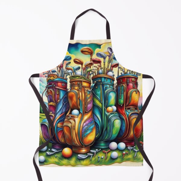 Item preview, Colorful Golf Gear Bags Clubs and Balls designed and sold by purplesensation.