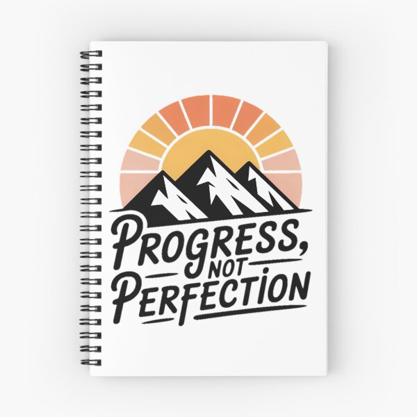 Item preview, Motivational Quotes, “Progress, Not Perfection” designed and sold by ShounenGifts.
