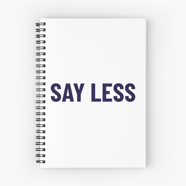Item preview, Say Less Text Art Design designed and sold by PureGoldDesigns.