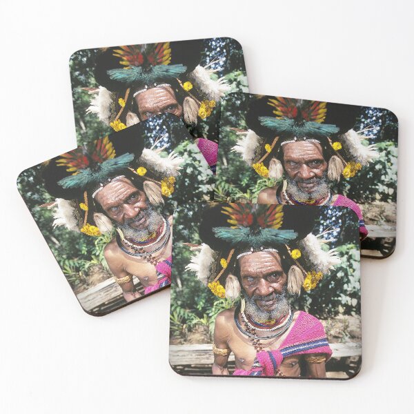 Item preview, Papua New Guinea Villager With Spectacular Headdress (Photo)  designed and sold by DEC02.
