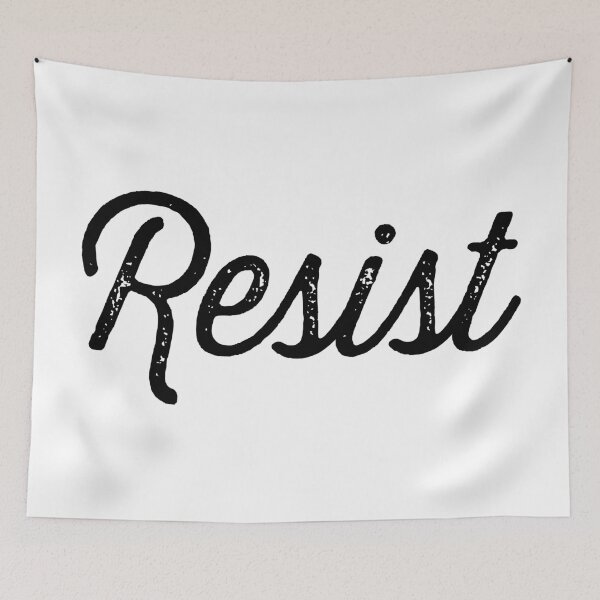 Item preview, Resistir - Negro designed and sold by sillyjess.