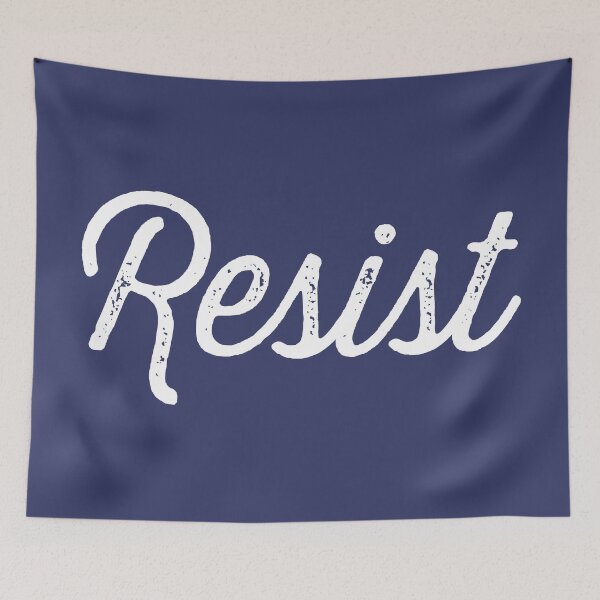 Item preview, Resistir - Blanco designed and sold by sillyjess.