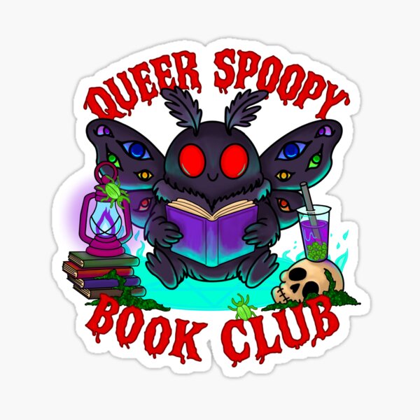 Artikel-Vorschau von Queer Spoopy Buchclub, designt und verkauft von JamieBeeCreates.