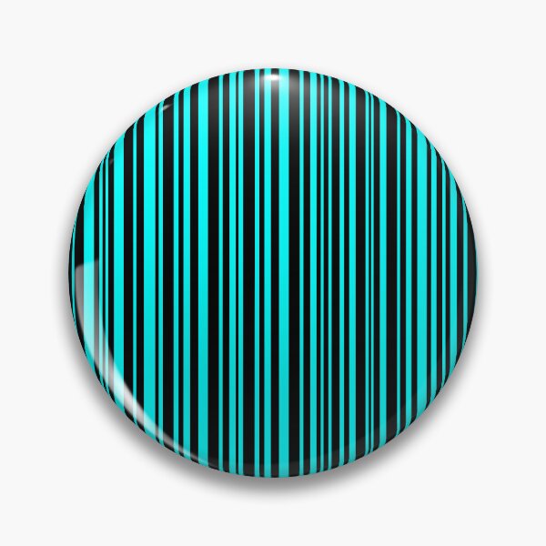 Item preview, Turquoise & Black Modern Stripes Pattern  designed and sold by Patterns-2024.