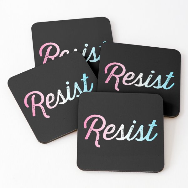 Item preview, Resiste - Bandera Trans designed and sold by sillyjess.