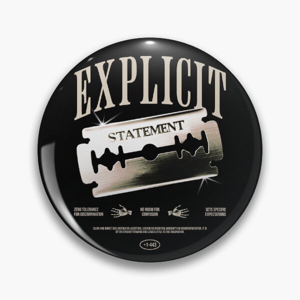 Item preview, Explicit – No Filter, No Apologies designed and sold by Not Hugo.