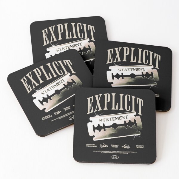 Item preview, Explicit – No Filter, No Apologies designed and sold by Not Hugo.