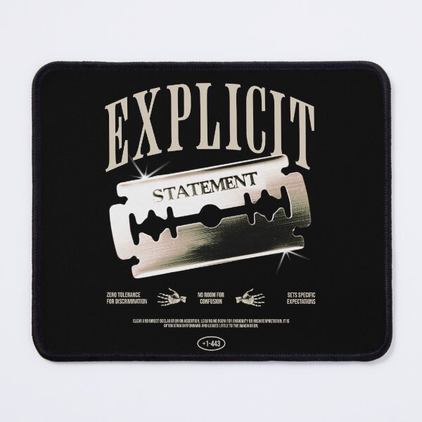 Item preview, Explicit – No Filter, No Apologies designed and sold by Not Hugo.