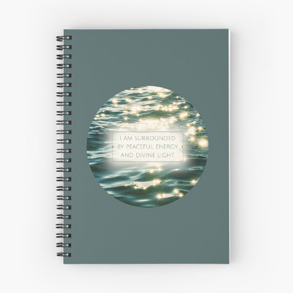 Item preview,  I Am Surrounded by Peaceful Energy and Divine Light – Calm Ocean Spiritual Art designed and sold by LUV963.