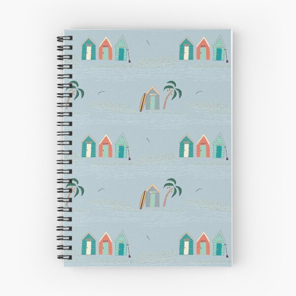 Item preview, Salty beach huts designed and sold by WildDesignNZ.
