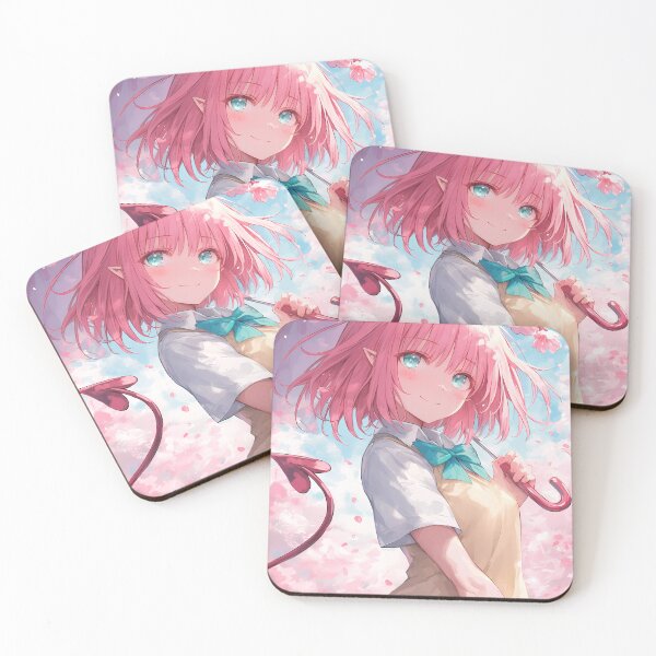 Item preview, Momo Belia Deviluke To Love Ru Anime Pink Hair Devil Tail Umbrella Cute  designed and sold by mildaclairmo.