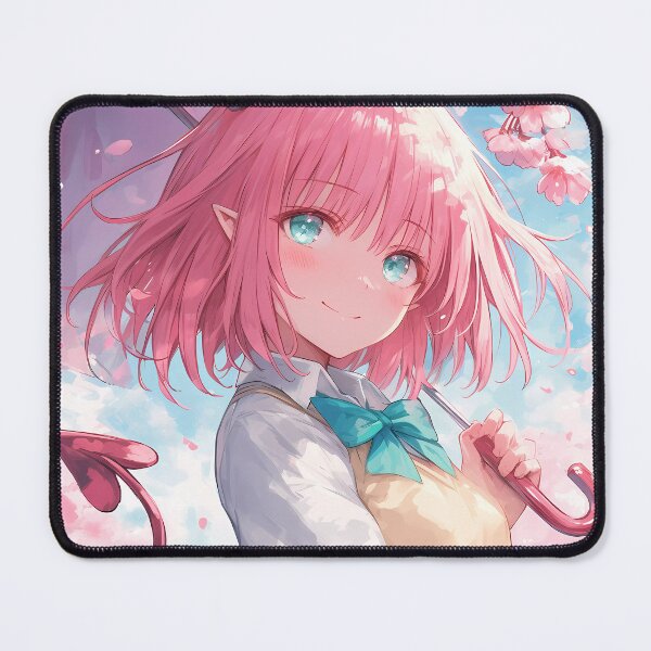 Item preview, Momo Belia Deviluke To Love Ru Anime Pink Hair Devil Tail Umbrella Cute  designed and sold by mildaclairmo.