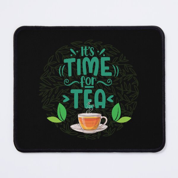 Item preview, It's time for tea teacup with tea leaves designed and sold by ClickATee Store .