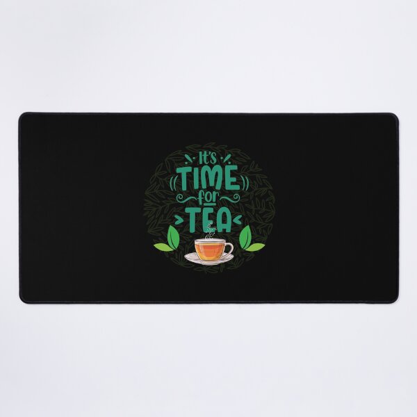 Item preview, It's time for tea teacup with tea leaves  designed and sold by ClickATee Store .