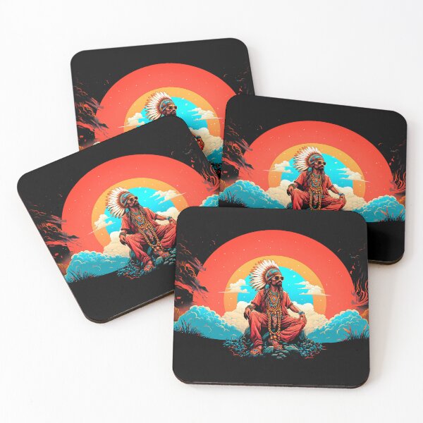Item preview, The Chill Dude in the Clouds – Shaman Vibes designed and sold by GeekPeekShop.