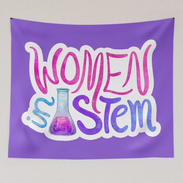 Item preview, Women in STEM – Pink & Purple Science designed and sold by Olivia Ossege.