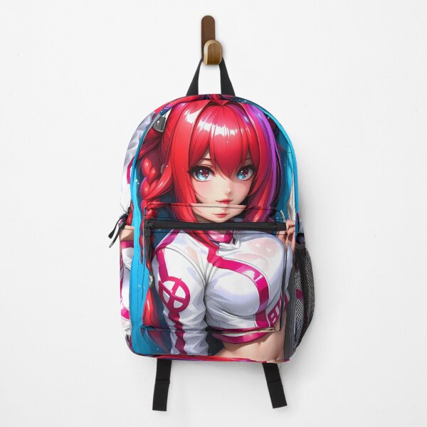 Item preview, Rias Gremory High School DxD Red Braids Girl Locker Pose Anime designed and sold by juniorcastros.