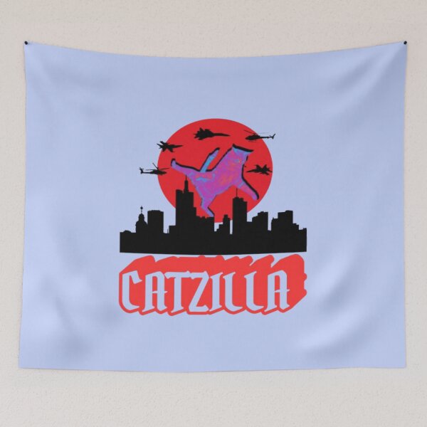 Item preview, Retro Catzilla Vintage Funny designed and sold by creativerooney.