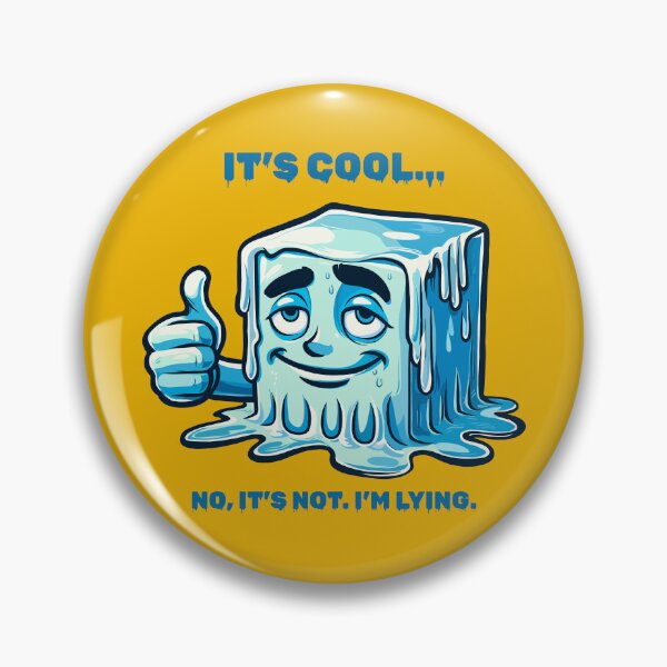 Item preview, Lying Melting Ice Cube designed and sold by Ghost on Toast.