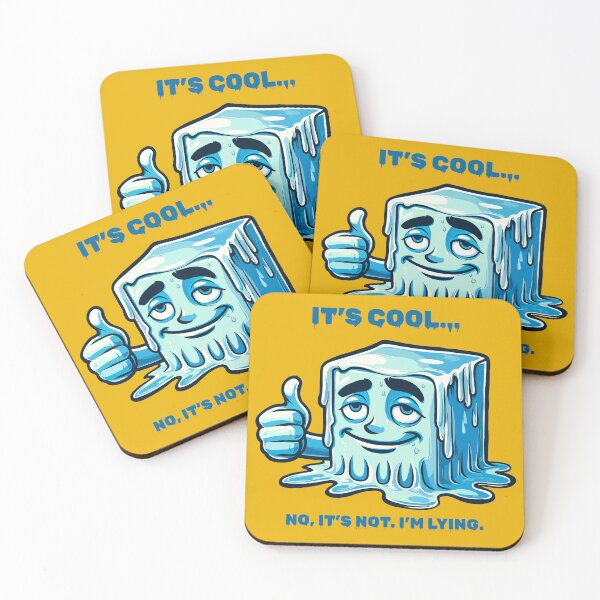 Item preview, Lying Melting Ice Cube designed and sold by Ghost on Toast.