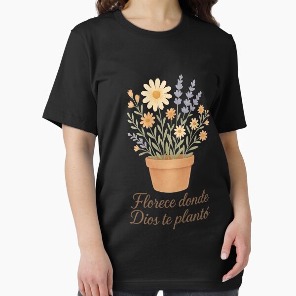 Artikel-Vorschau von Blühe dort, wo Gott dich gepflanzt hat – inspirierendes christliches florales spanisches Phrasendesign, designt und verkauft von karina360.
