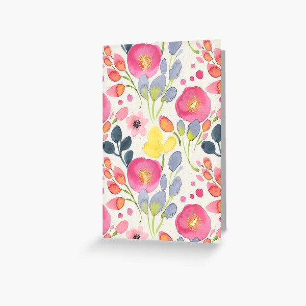 Summer Poppies Greeting Card