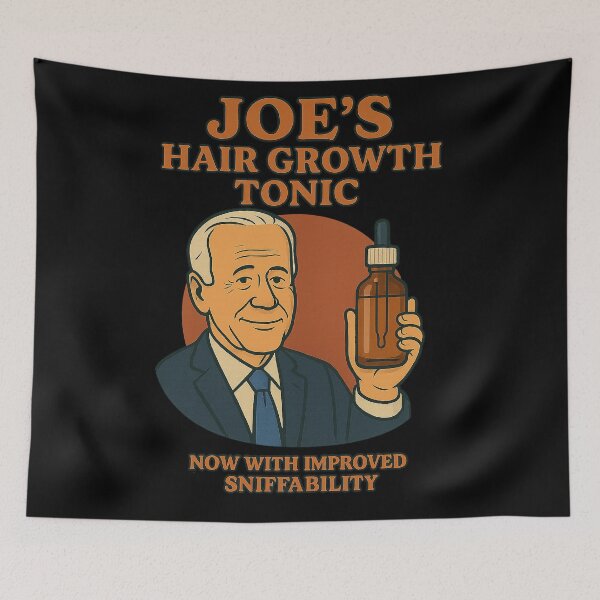 Item preview, Joe’s Hair Growth Tonic – Now with Improved Sniffability – Follicle-Boosting Satire designed and sold by wakeup-brand.