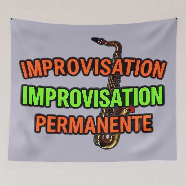 Item preview, Permanent Improvisation Humor Jazz and Sax designed and sold by Artbellachi.