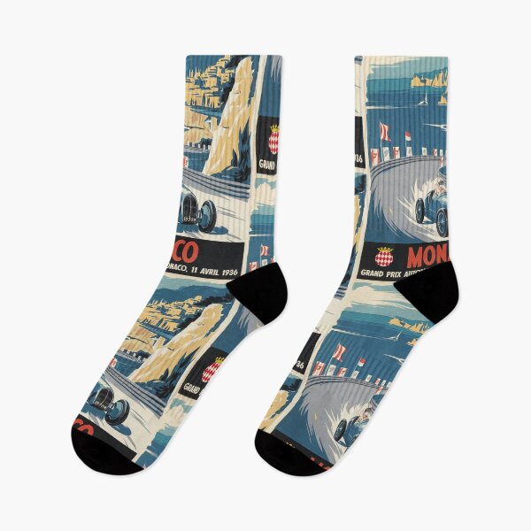 Item preview, 1936 MONACO Grand Prix Racing Poster designed and sold by retrographics.
