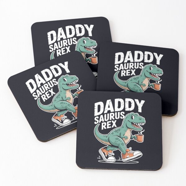 Item preview, Daddysaurus Rex Coffee Walker in Sneakers Father's day  designed and sold by Taans-Creation.