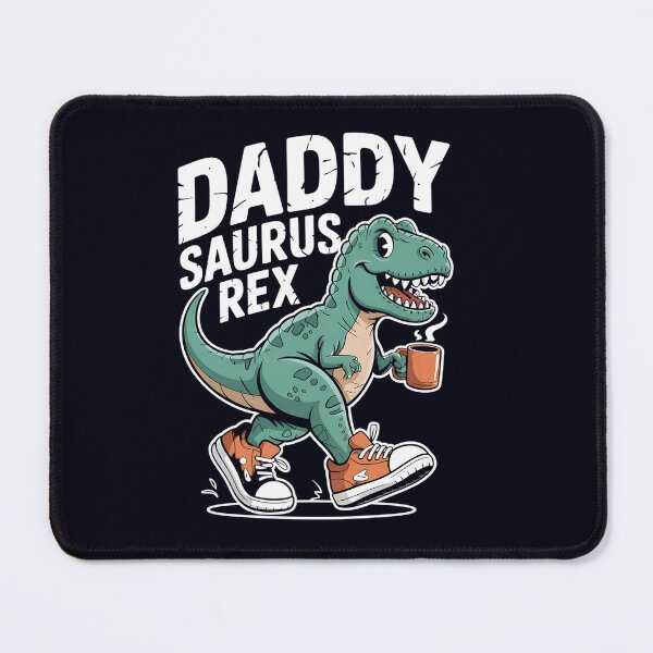 Item preview, Daddysaurus Rex Coffee Walker in Sneakers Father's day  designed and sold by Taans-Creation.