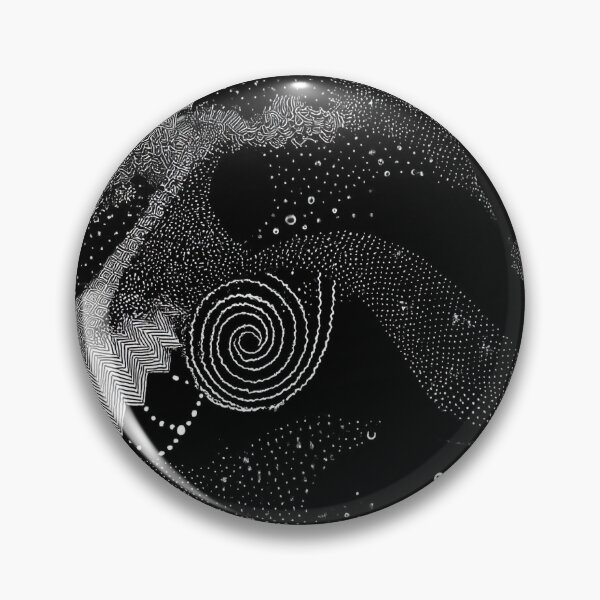 Item preview, Monochrome Spiral Field - Black and White Pattern designed and sold by SmirkingDesigns.