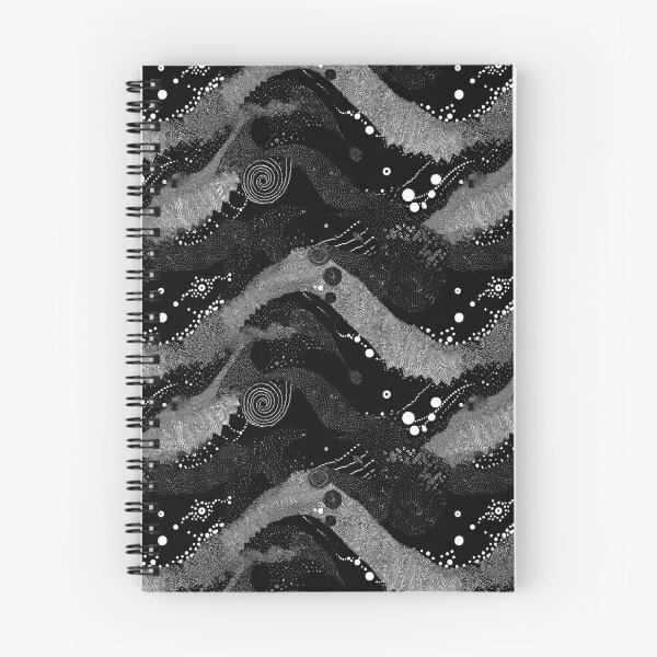 Item preview, Monochrome Spiral Field - Black and White Pattern designed and sold by SmirkingDesigns.