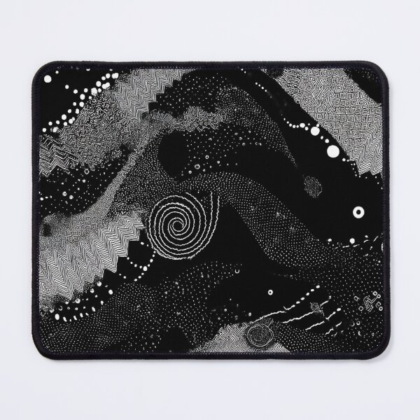 Item preview, Monochrome Spiral Field - Black and White Pattern designed and sold by SmirkingDesigns.