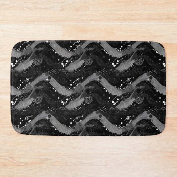 Item preview, Monochrome Spiral Field - Black and White Pattern designed and sold by SmirkingDesigns.