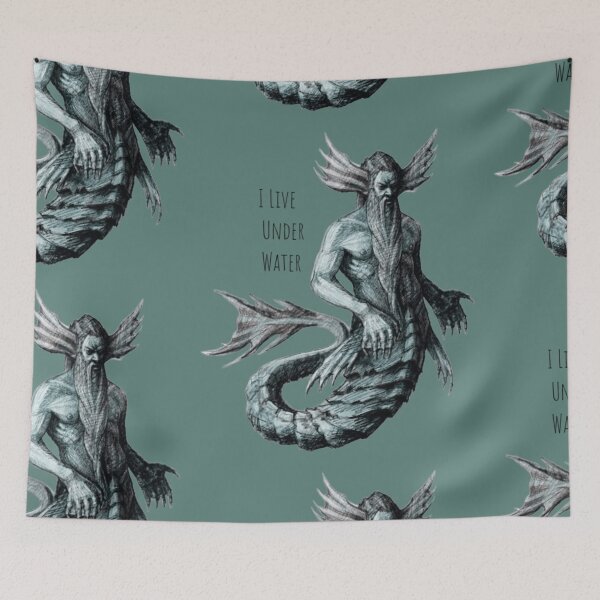 Item preview, I live underwater designed and sold by cristinagrafos.