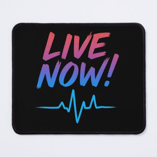 Item preview, Live Now! Bold Brushstroke Design with Heartbeat designed and sold by TeddVentures.