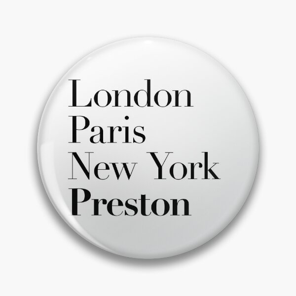 Item preview, London Paris New York Preston  designed and sold by GoodGoodCompany.
